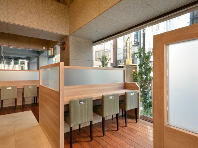 一人席もご用意しています。