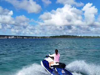 マリンジェットで出発!!