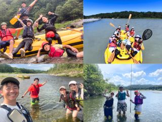大自然に囲まれた綺麗な川で非日常体験を1日中満喫!!