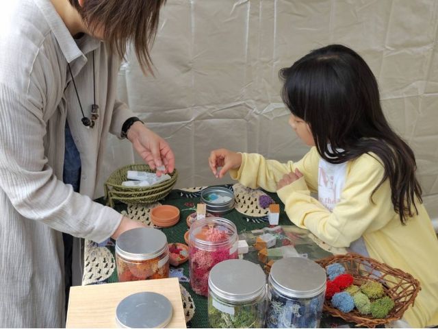 可愛い時間をスカンディアモスと過ごしませんか?作品作りのサポートさせて頂きます。(お子様歓迎)