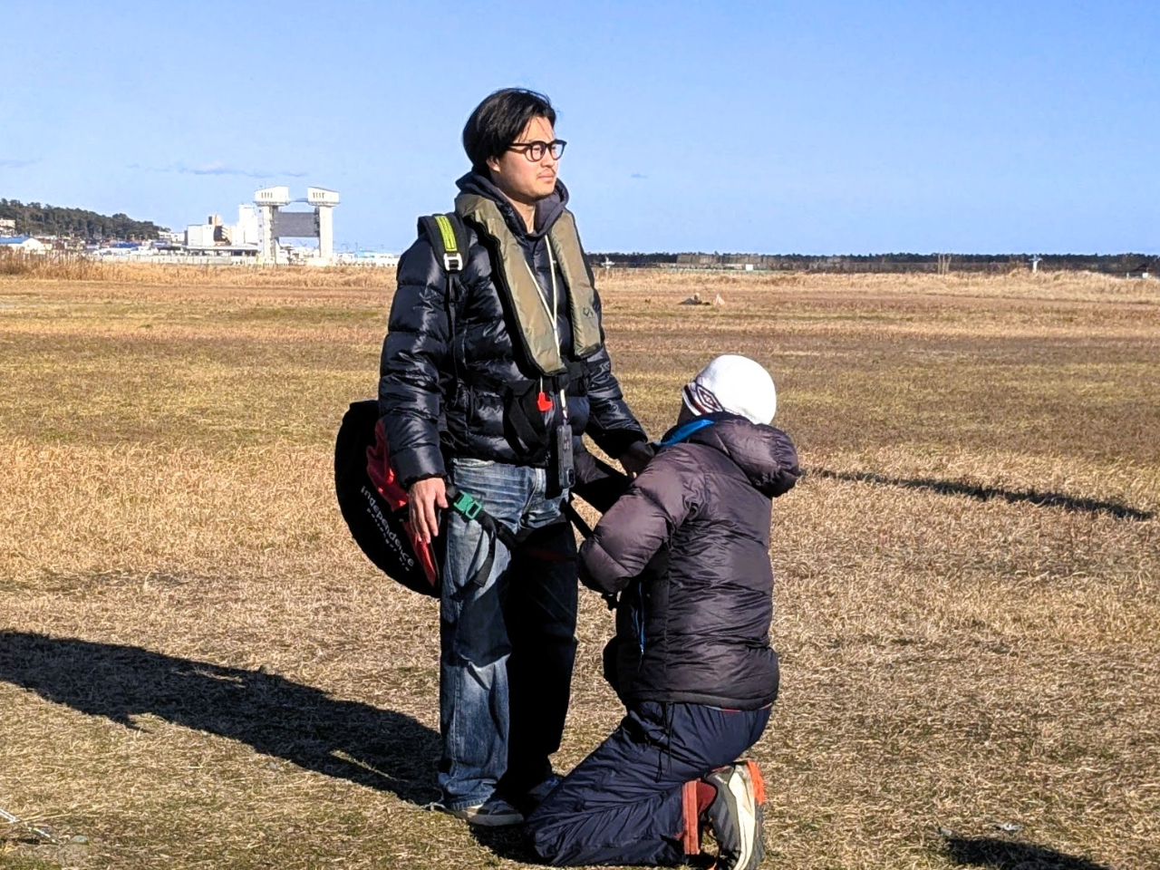 �t���C�g�����𑕒�