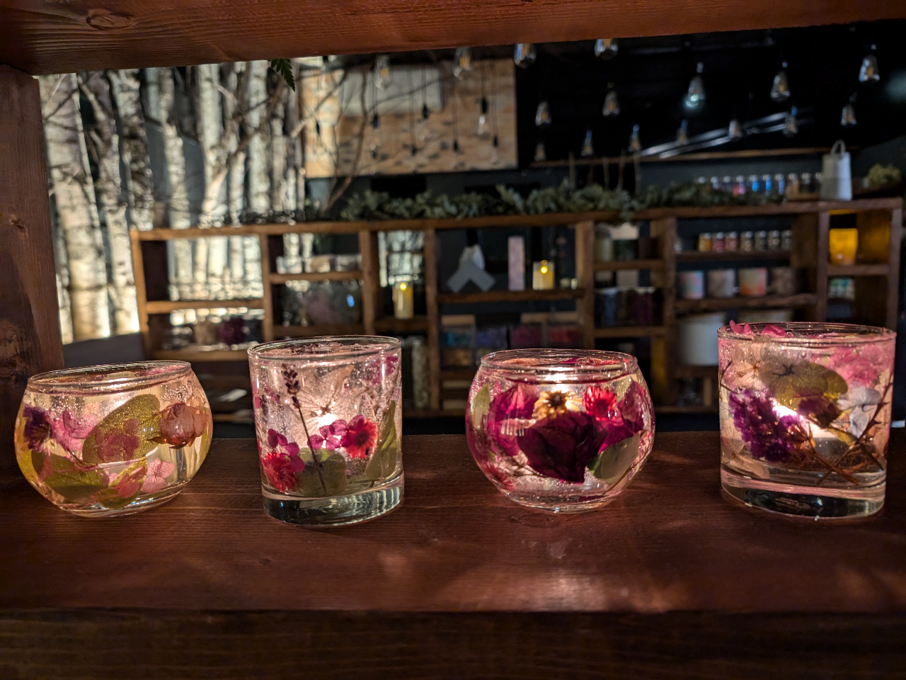 *:_【北海道・中標津町】\世界にひとつ/ボタニカルジェルランタン作り体験!カッ...