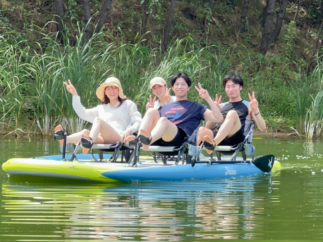 【MIRAGE ITREK FIESTA(4人乗り大型ペダルボート)】初心者の方...