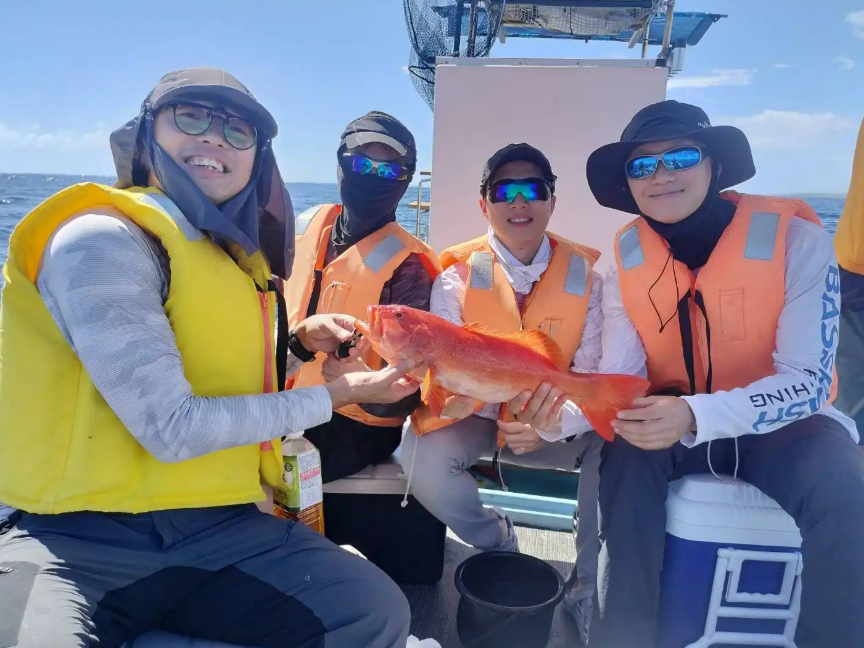 手ぶらテンヤ釣り(アカジン)