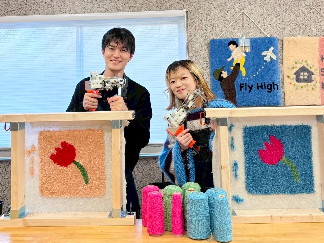 名古屋市北区】タフティング体験｜選べるデザイン☆気軽にラグ作り