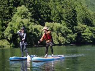 静かでゆったりした自然の中のんびりSUP体験〜!