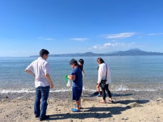 家族で海を体験!!遊びながら学び、自由研究にもいいじゃん!