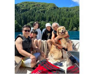 \ワンコと一緒に貸切で田沢湖観光クルージング/