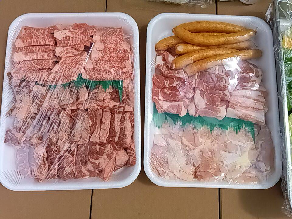 お肉は地元の精肉店の上質な肉をご用意♪