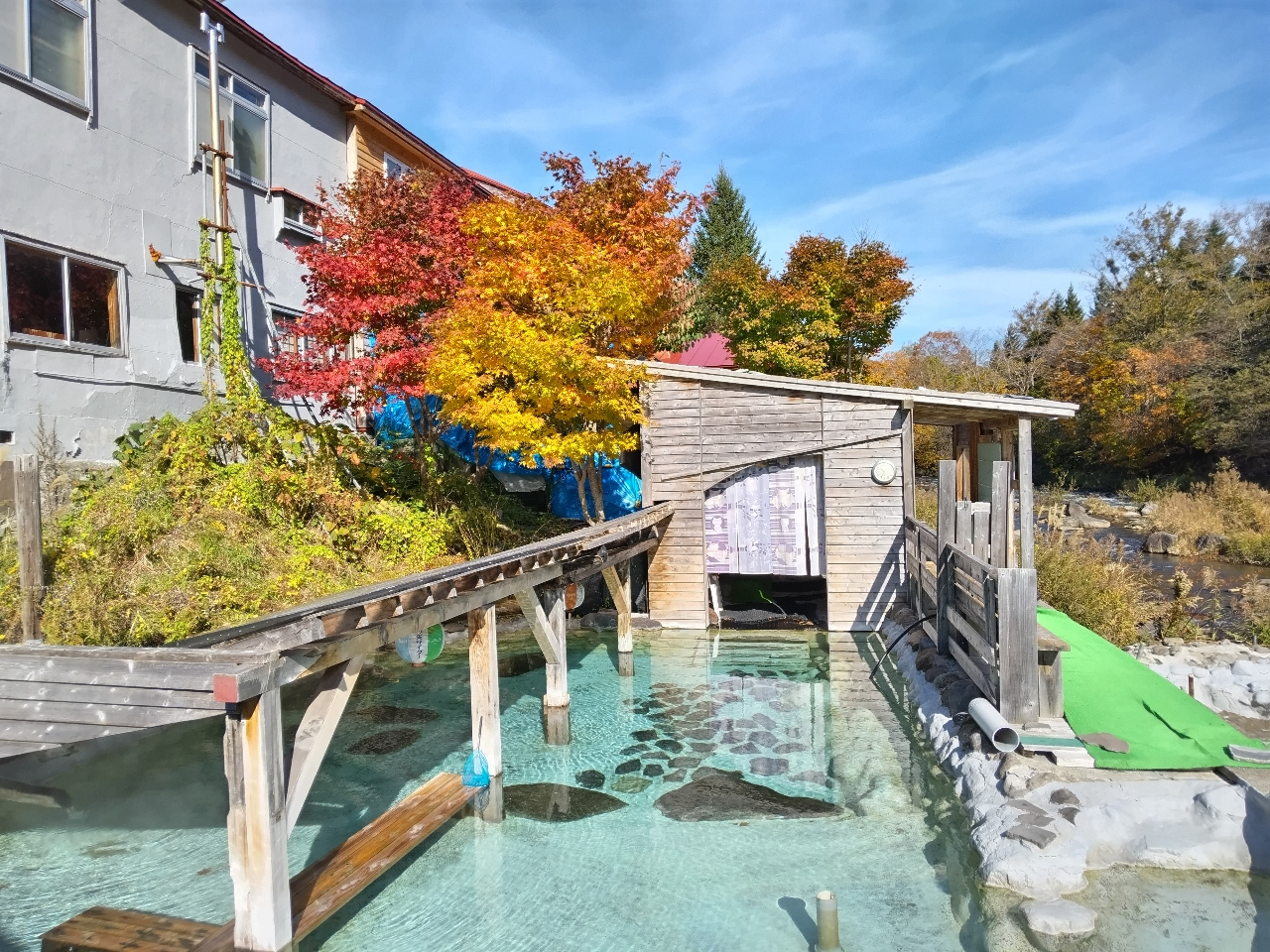 *:_【北海道・伊達】＼心と体を解きほぐす／北湯沢温泉で絶景露天風呂を貸切♪日帰...