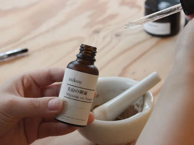 mikouオリジナルのアロマも使用し 本格的な香りに仕上がります!