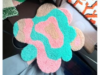 \60p×60p以下のラグを2枚製作 オリジナルデザインコース/ 長方形の制作も可♪W:70p×H:50p、W:80p×H:40pも◎