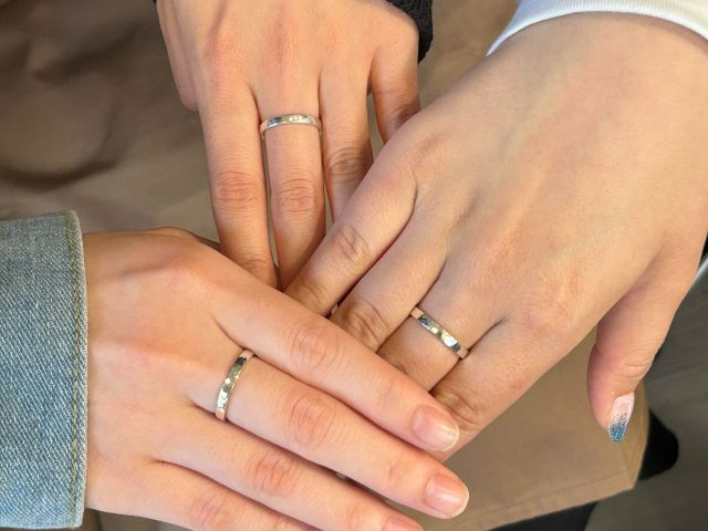 カップルさん、お友達、ご家族の方と一緒にリングづくり♪