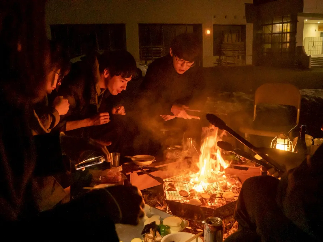 焚火BBQ体験できちゃいます♪