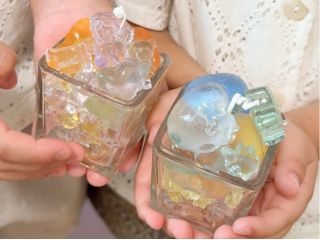 ジェリーキャンドル 小さなお子様でも簡単にお作りできますよ♪