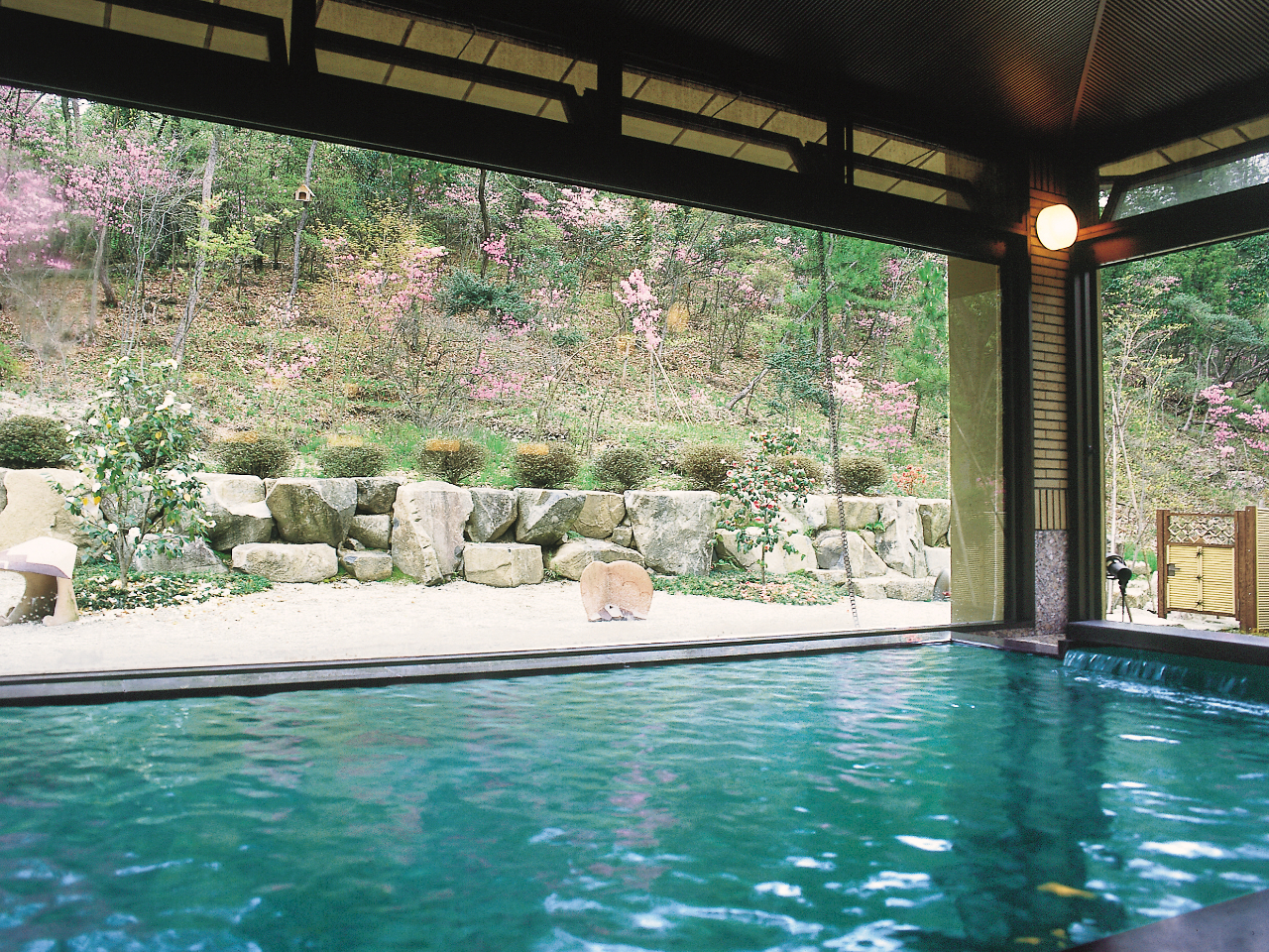 岐阜県土岐市 山神温泉湯乃元館 ラジウム泉 大浴場