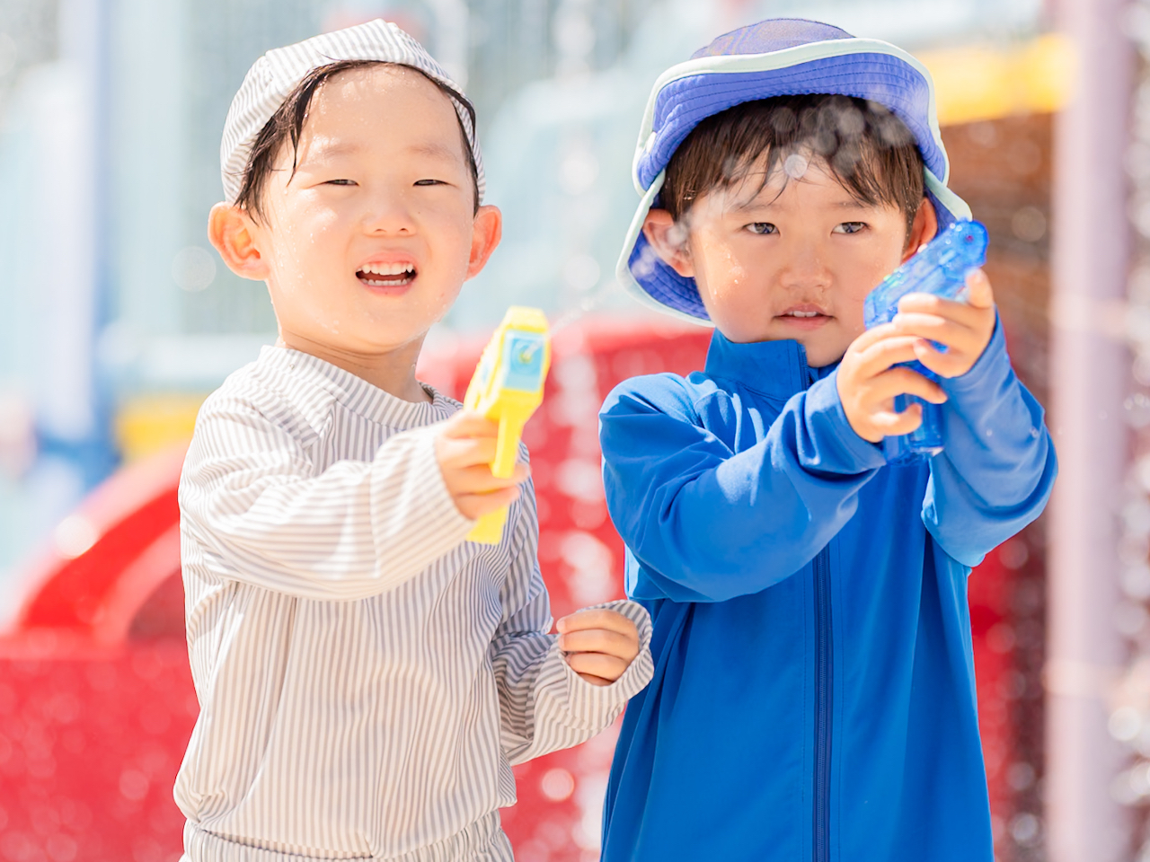 奈良県大和郡山市｜まほろば健康パーク ファミリープール水遊び