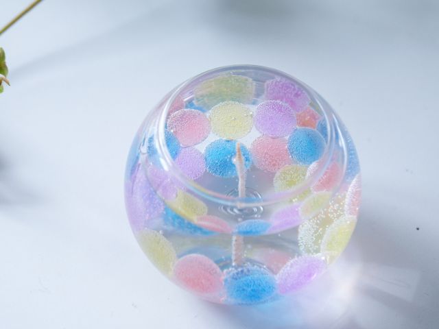 お客様作品です!ポップなカラーもかわいい♪