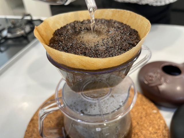 焙りたてのコーヒーは盛り上がるんです