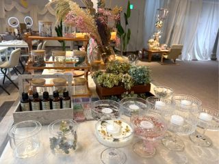 ドライフラワーのボタニカルキャンドル体験♪