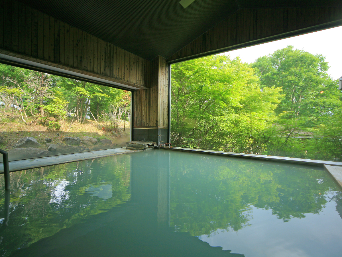 【奥日光・日帰り入浴】自然の中の天然硫黄泉を日帰りでお愉しみください*露天風呂も...