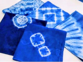 本藍染め簡単絞り体験