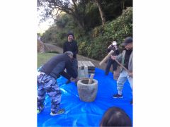 力いっぱいついてください!