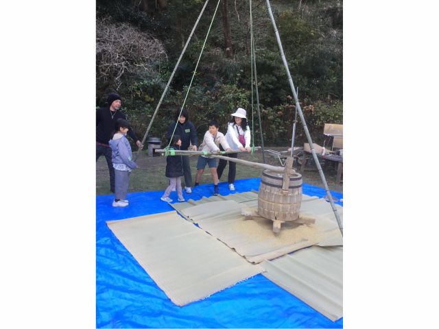 みんなで力を合わせて!エイヤー!!