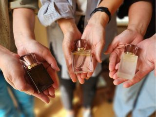 お友達と一緒にワイワイ作るのもとっても楽しい!偶然にもキャップがお揃いになりました!!