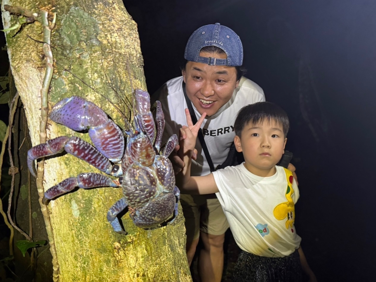 絶滅危惧種ヤシガニ