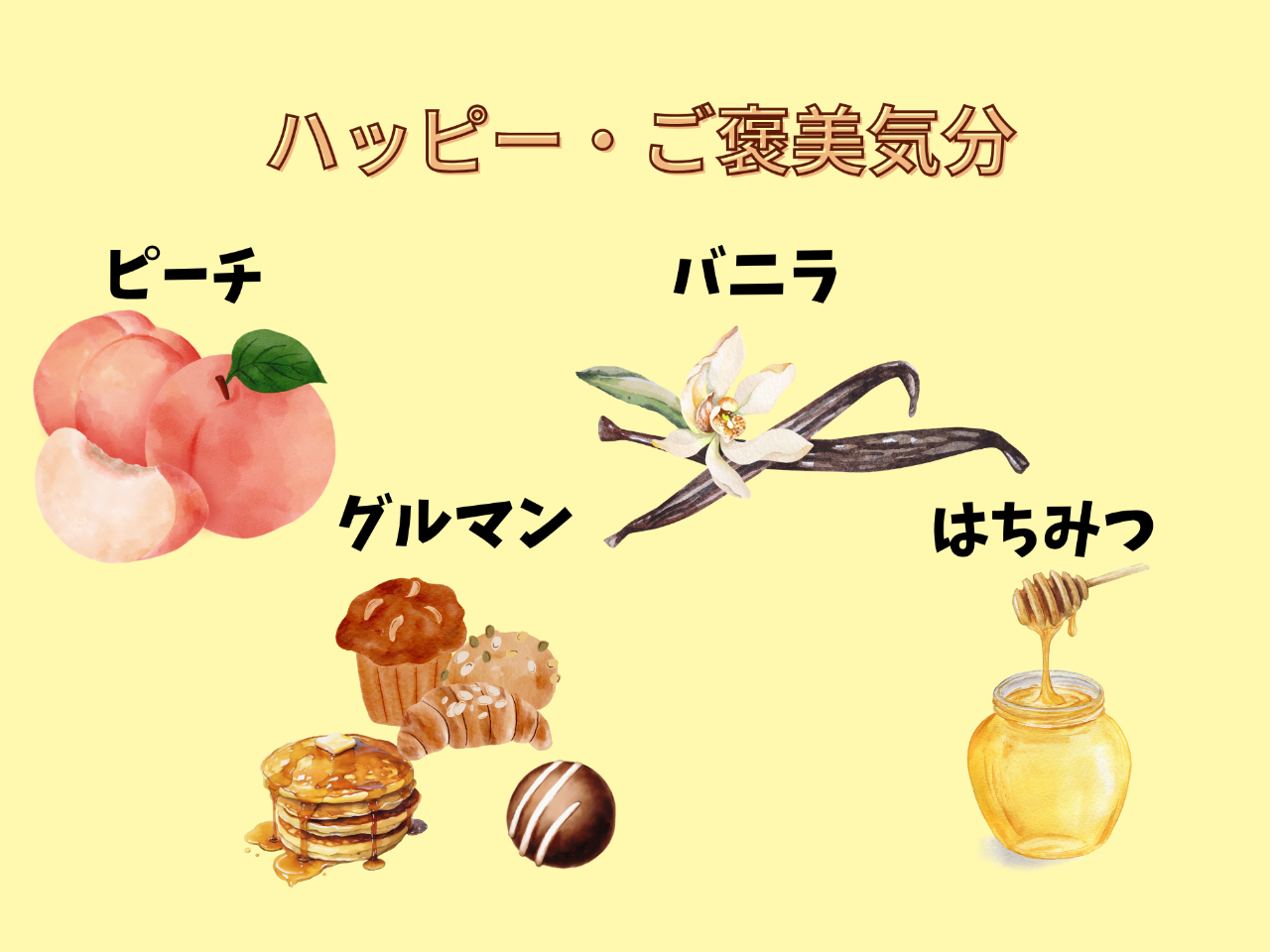 精油だけでなくこんな香りまで!?