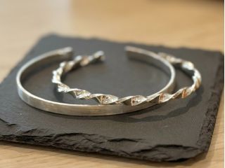 シルバーバングル制作体験♪