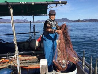 \瀬戸内のリアル漁師体験/別船で移動のため、濡れる事はなく快適に漁師の現場を体感できます♪