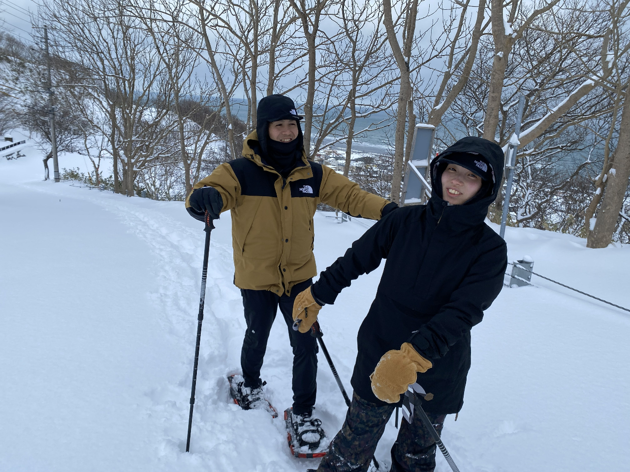 稚内公園スノーシューガイドツアー