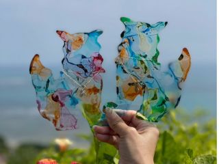 世界に一つの失敗が少ない風を使ったアート