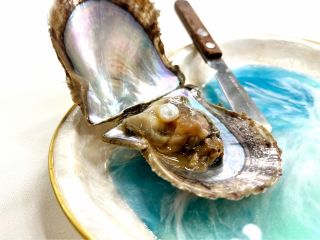 世界遺産のふもとで神の島久高島を一望しながら世界に一つの真珠体験