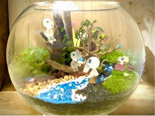 器や岩、フィギュアは、自分で好きなものを選んでお作り頂けます!