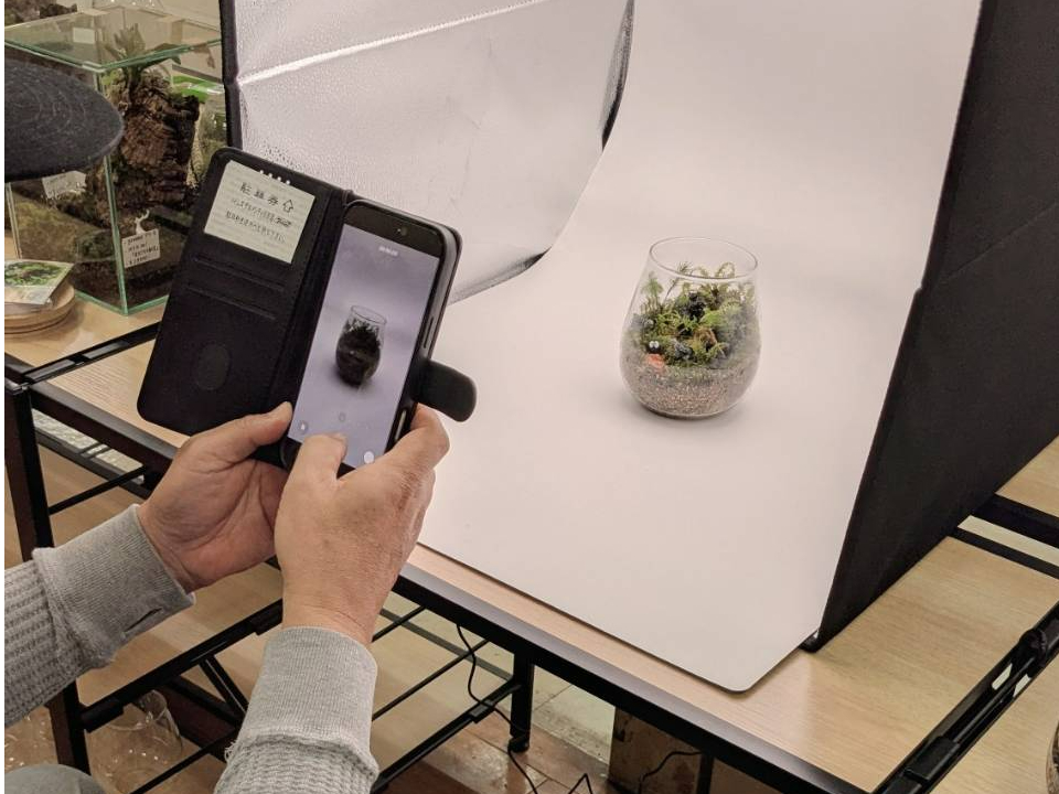 �����ō������i�̎B�e���ł��܂���