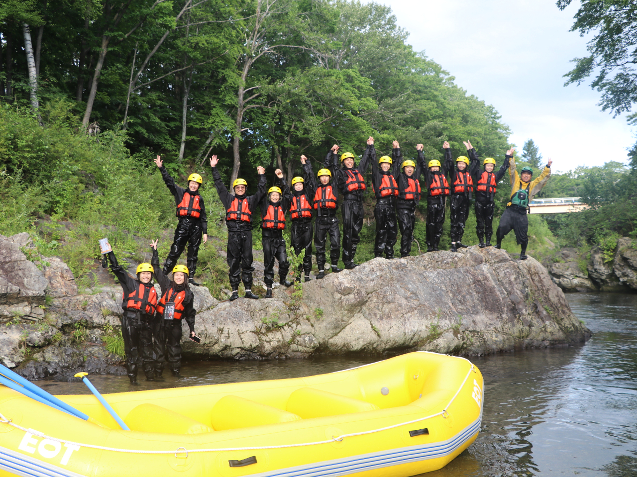 Furano rafting 