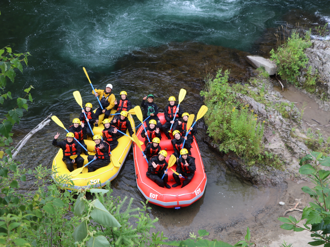 Hokkaido Furano rafting 