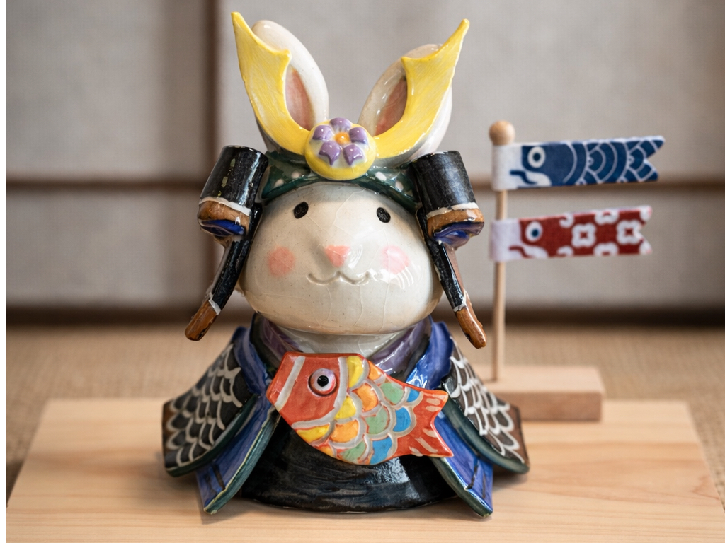 うさぎ武将or姫／作り陶芸ワークショップ｜皿づくり同時開催！子ども