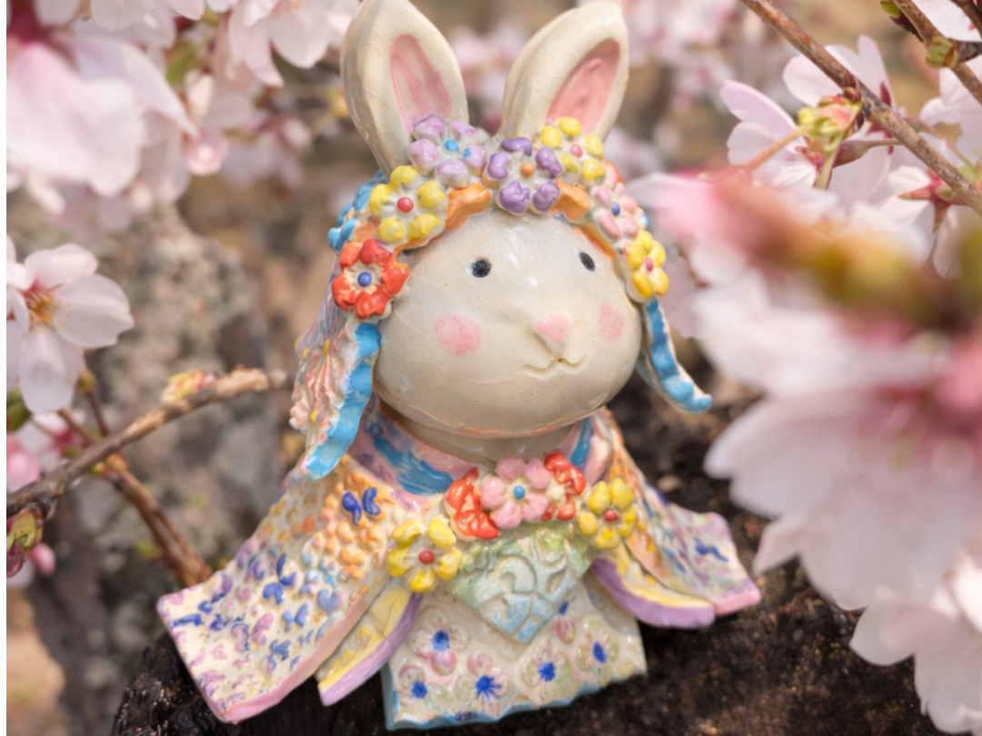 うさぎ武将or姫／作り陶芸ワークショップ｜皿づくり同時開催！子ども