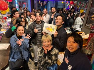 国際交流の最中雰囲気