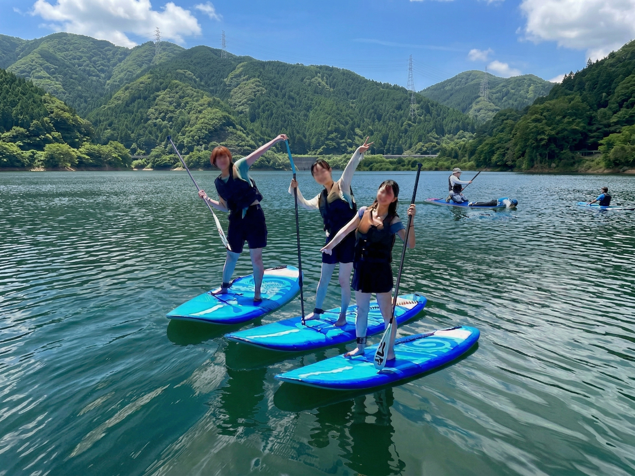 福岡50分で別世界》五ケ山ダム湖SUP（スタンドアップパドルボード