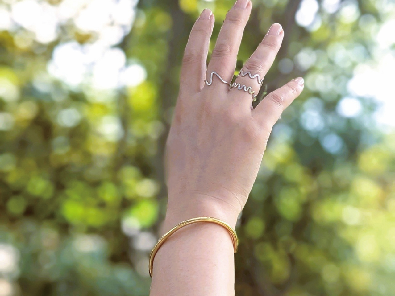 広島・彫金アクセサリー手作り体験】☆真鍮バングルorシルバーリング