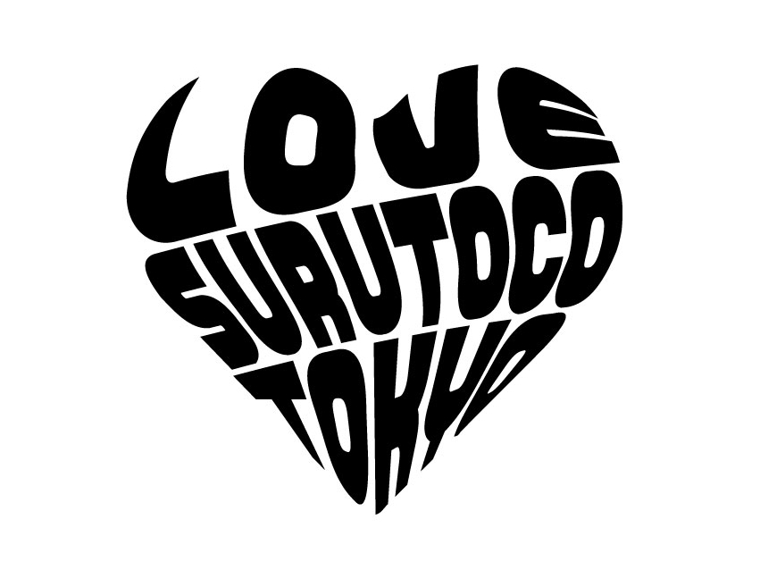 �L���������e�����ɃX�^�b�t�����S���쐬���܂��B�q�ᕶ�r�@LOVE �ASURUTOCO  �BTOKYO