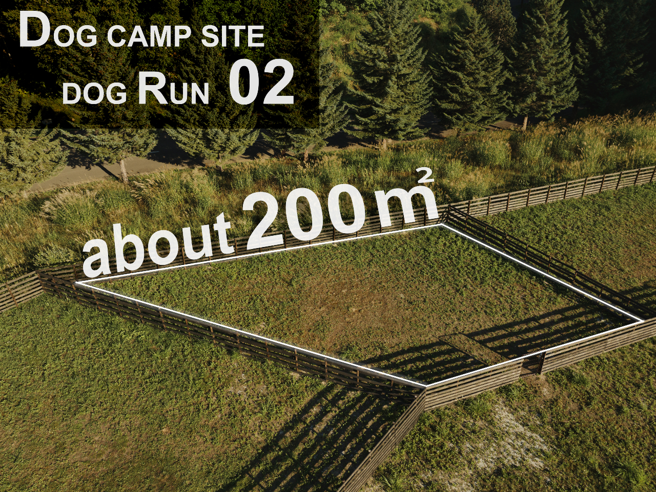 【札幌】愛犬と一緒にノーリードでキャンプを♪ ドッグキャンプサイト02区画利用