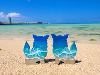 海レジンコースター体験♪