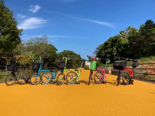 \Bromptonの折り畳み自転車で爽快サイクリングツアー♪半日かけて宮崎の名所を巡ります!/