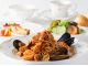 【魚介のパスタ:¥3,000】魚介類をたっぷり使用し、トマトと相性抜群な魚介のパスタ♪サラダ×パン×デザートと一緒にお楽しみください☆